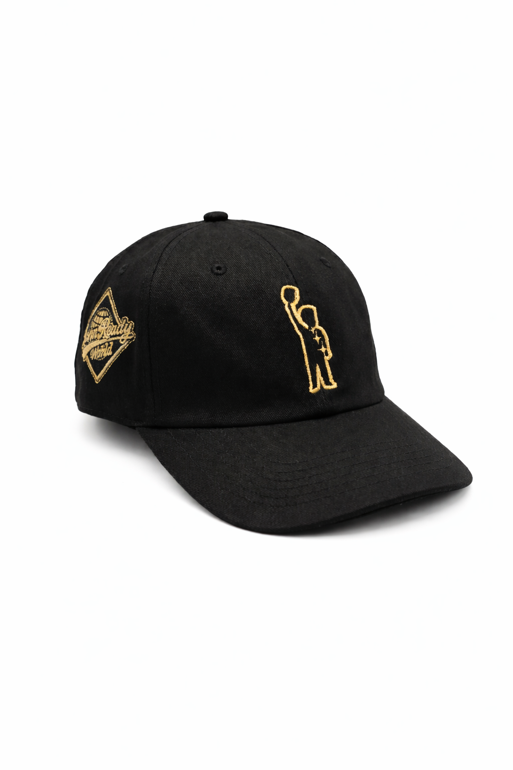 Born Ready Dad Hat — Black & Gold
