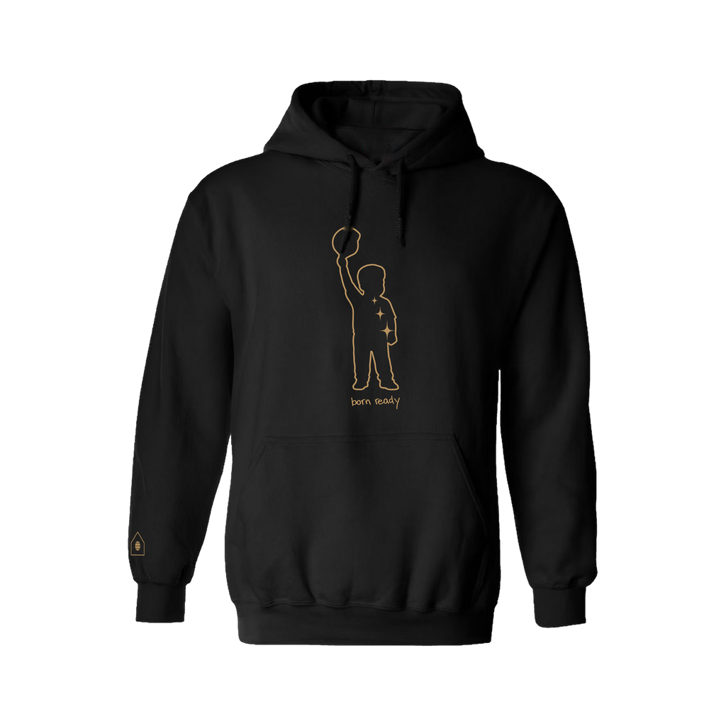 Born Ready Hoodie — Black