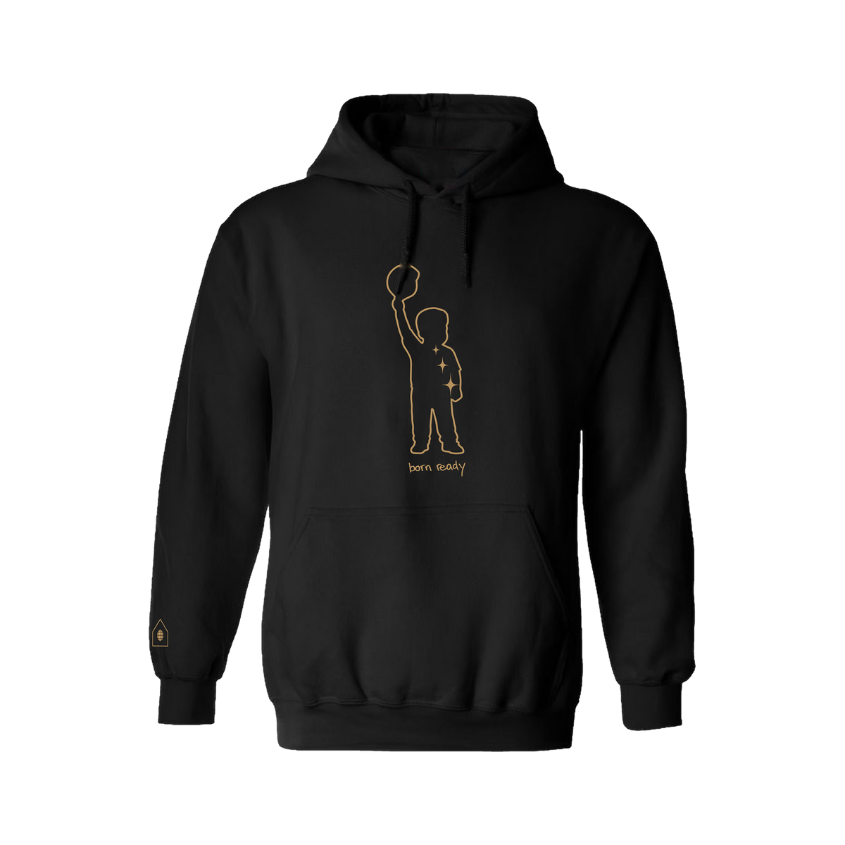 Born Ready Hoodie — Black