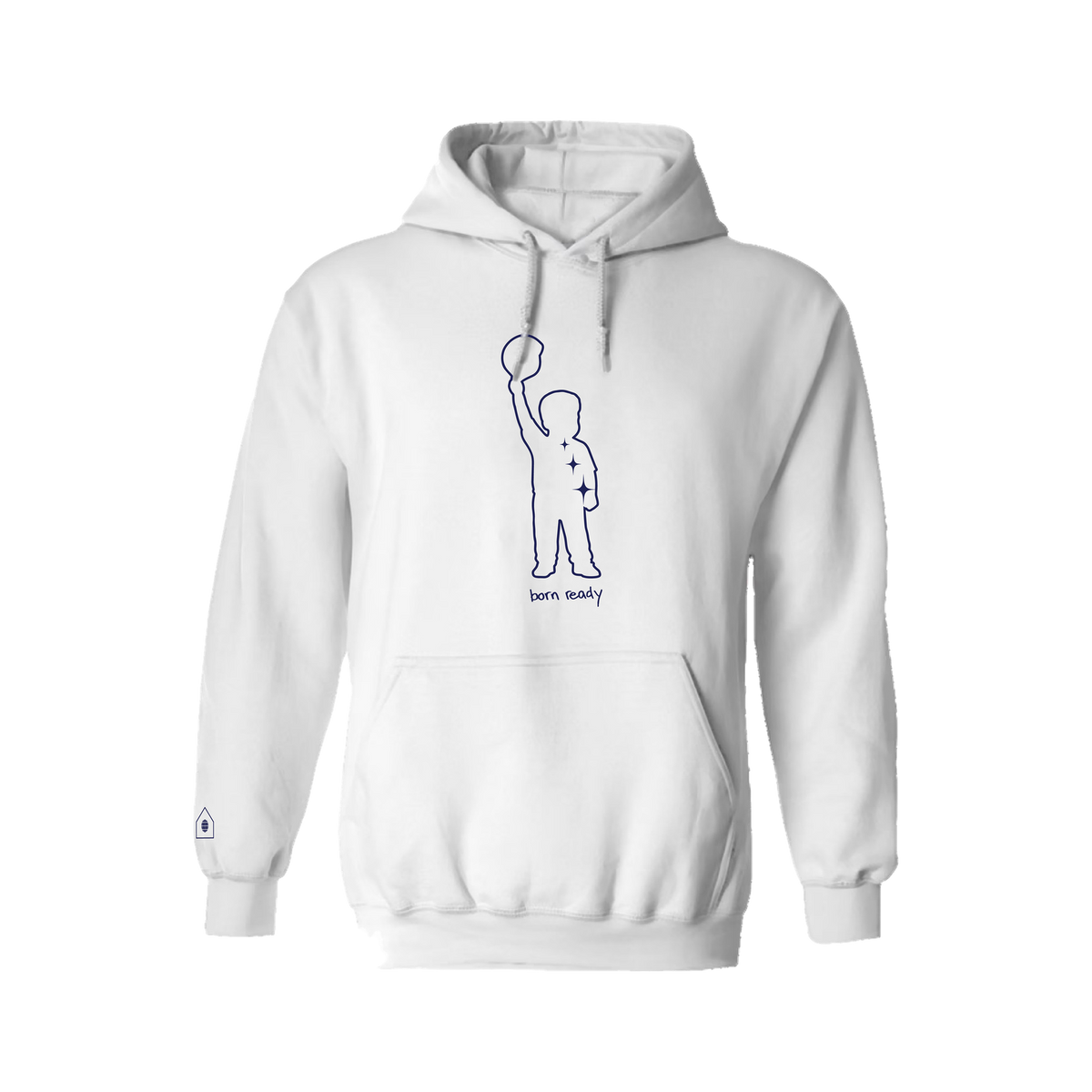 Born Ready Hoodie — White